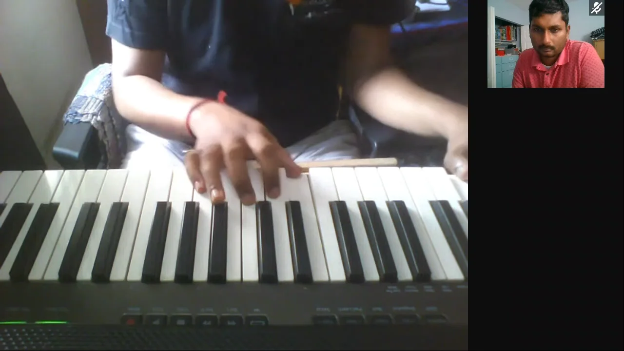 Beginner Carnatic Keyboard - Bmusician Classroom Recording #9995 ...