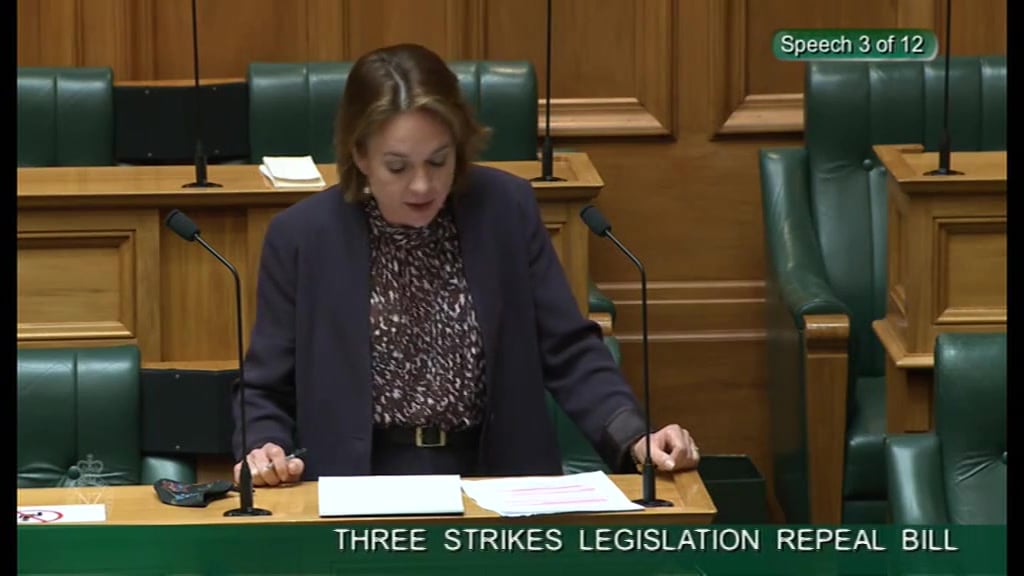Three Strikes Legislation Repeal Bill First Reading Video 3 On Vimeo