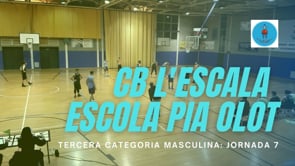 Resum CB l'Escala 82 - 53 Escola Pia Olot