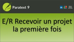 Comment recevoir un projet partagé pour la première fois