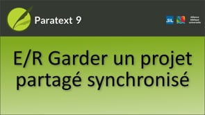 Envoyer/Recevoir régulièrement pour garder un projet partagé synchronisé