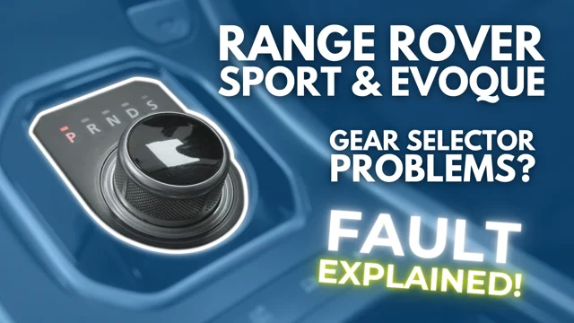How to remove Range Rover rotary gear knob selector 