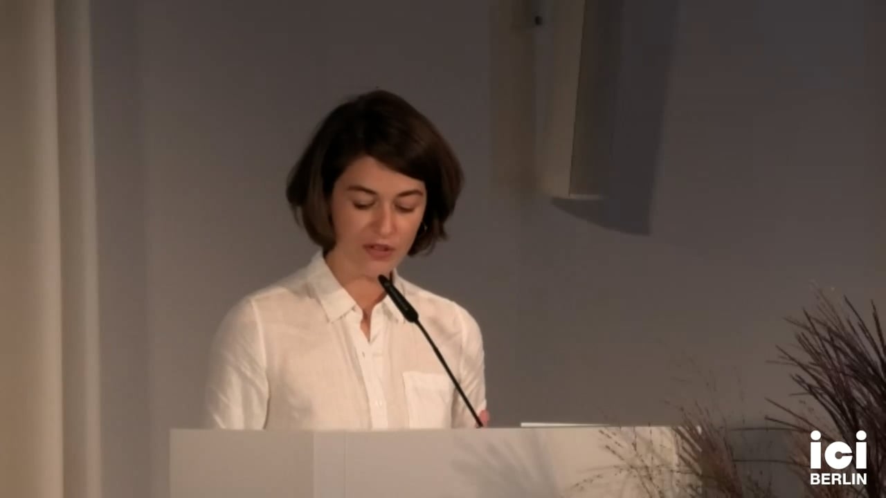 Talk by Xenia Chiaramonte