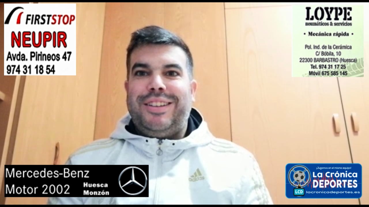 ÓSCAR LAGUNA (Entrenador Lanaja) San Esteban 1-4 Lanaja / J10 / 1ª Regional