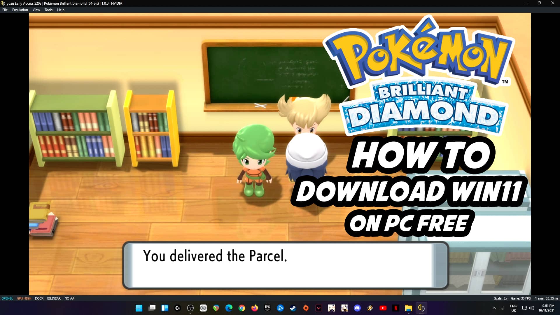 How to download Pokemon Brilliant Diamond on WIN11 PC on Vimeo