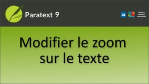 Comment changer la taille du texte dans une fenêtre