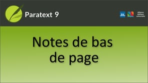 Comment insérer, afficher et modifier des notes de bas de page