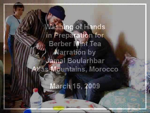 Hand Washing Ceremony in Berber Home