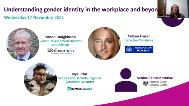 Wednesday 17 November 2021 - Understanding gender identity in the workplace and beyond
