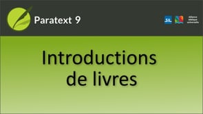 Introductions de livres