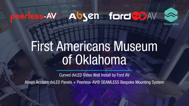 First Americans Museum of Oklahoma Takes Guests on an Immersive Storytelling Experience with Massive dvLED Video Wall System