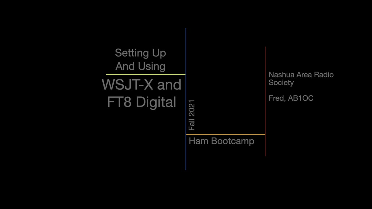 Setting Up and Using WSJT-X and FT8 Digital