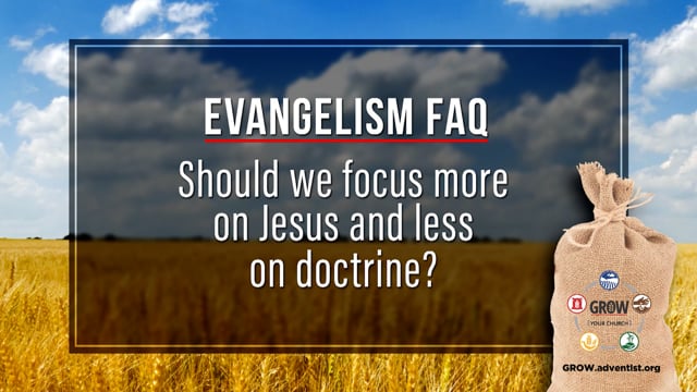 “Should We Focus More on Jesus and Less on Doctrine?”