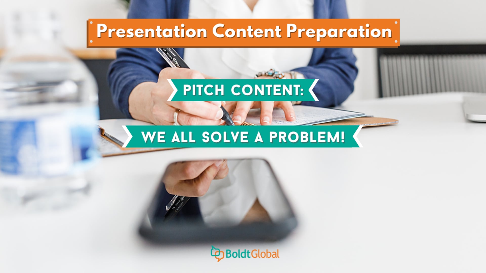 Pitch Content: We All Solve a Problem!