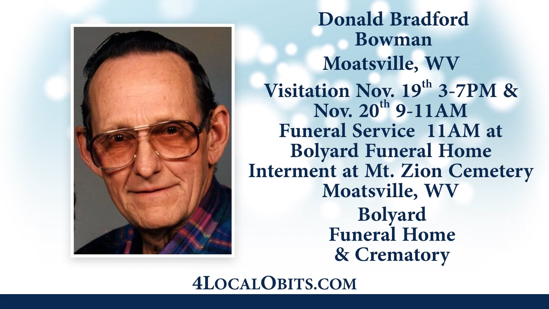 Daily Obits 11-18-2021.mp4 On Vimeo