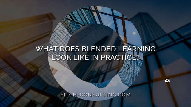 What does blended learning look like in practice?