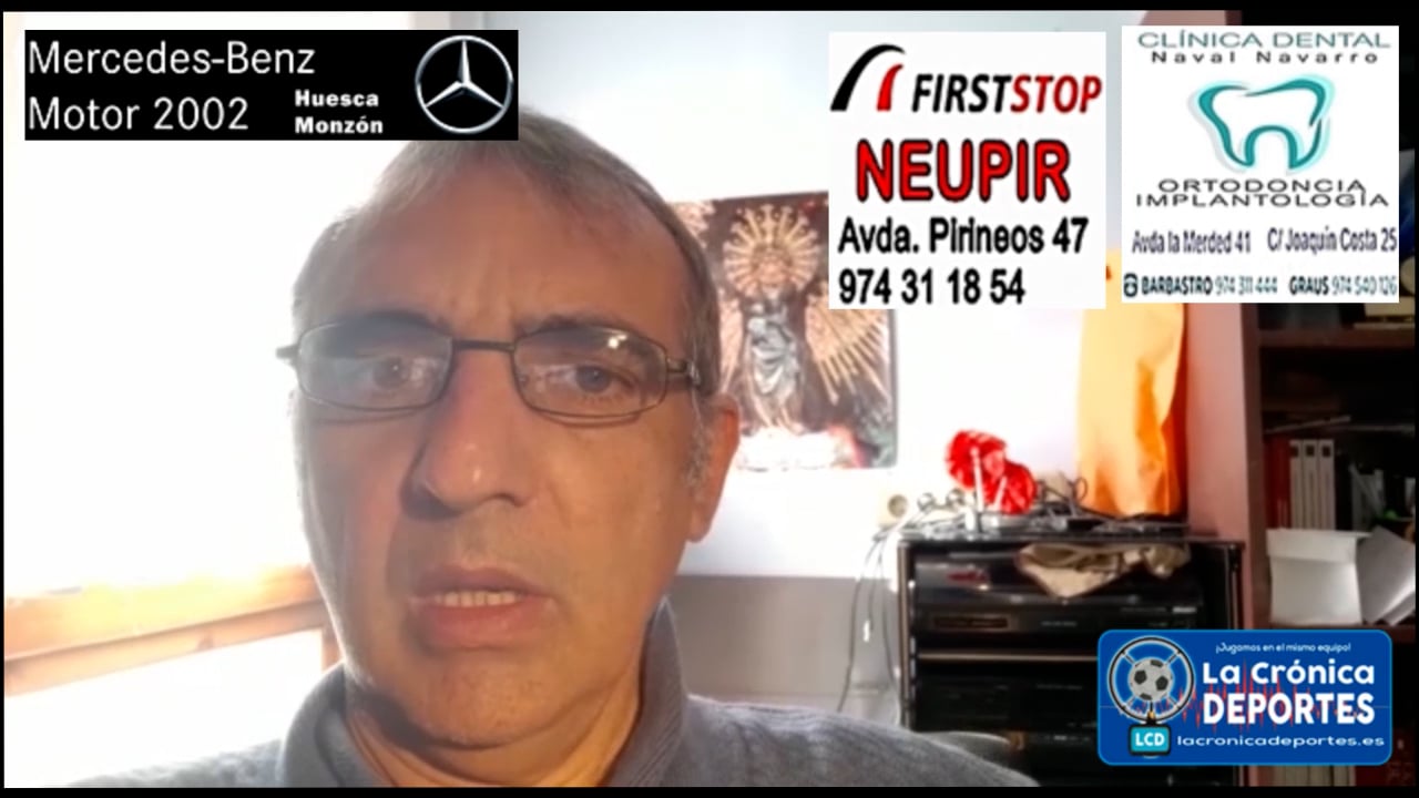 XAVI GÓMEZ (Directivo UD Barbastro Somontano) UD Barbastro Somontano 0-1 Santalecina / J6 / 2ª Regional Gr 2-1