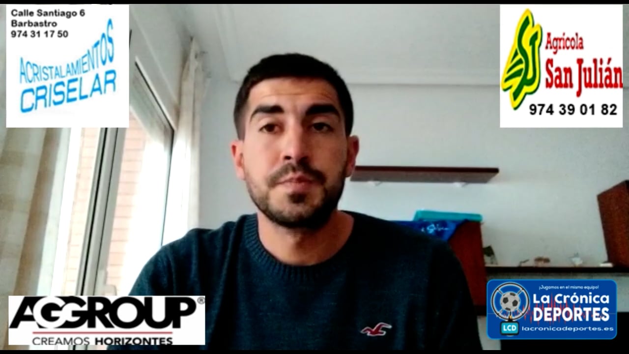 BORJA ARROYOS (Entrenador Estadilla) At. Binéfar 1-0 Estadilla / J10 / 1ª Regional