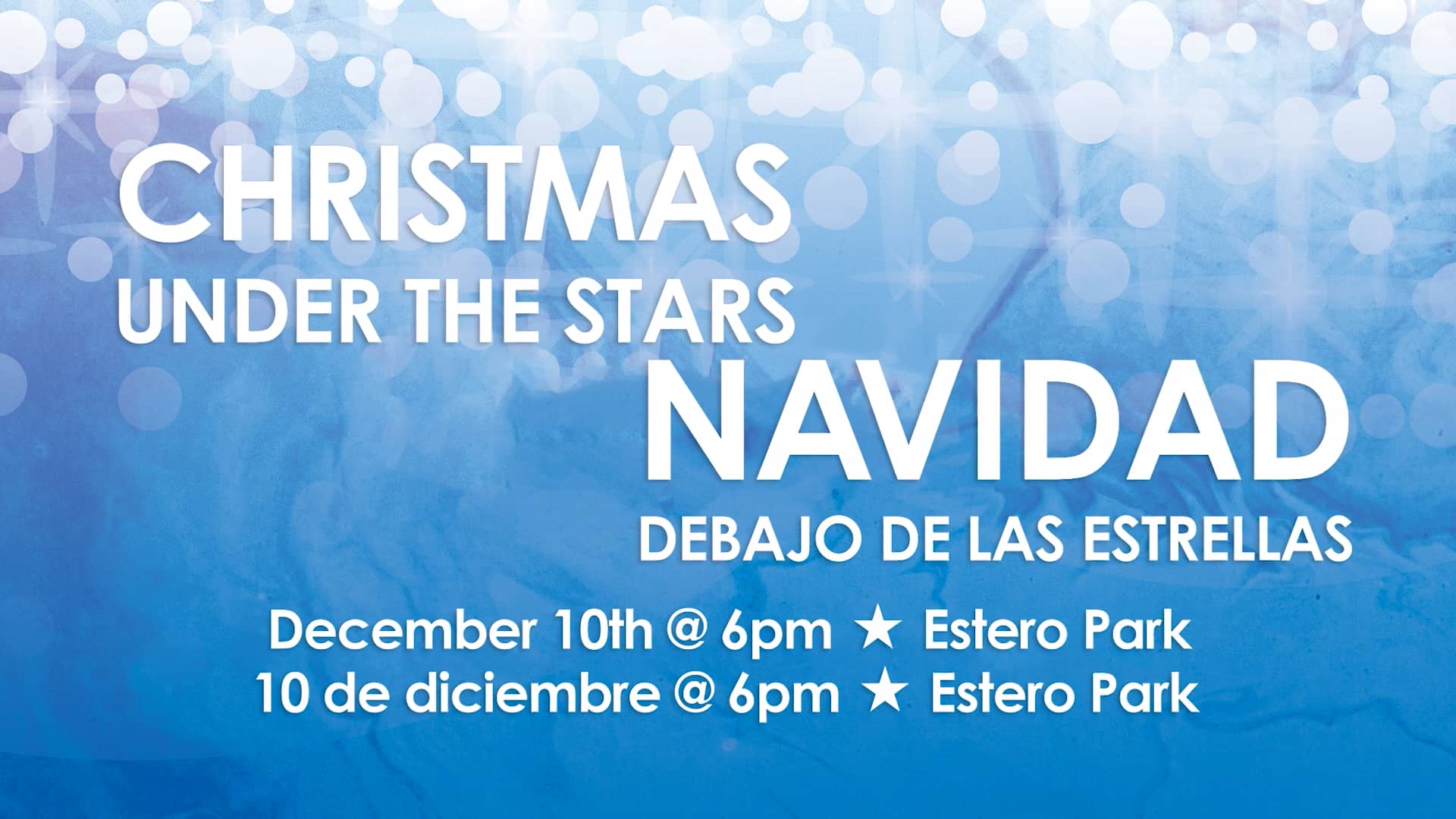 Estero Share Joy Christmas Under the Stars on Vimeo