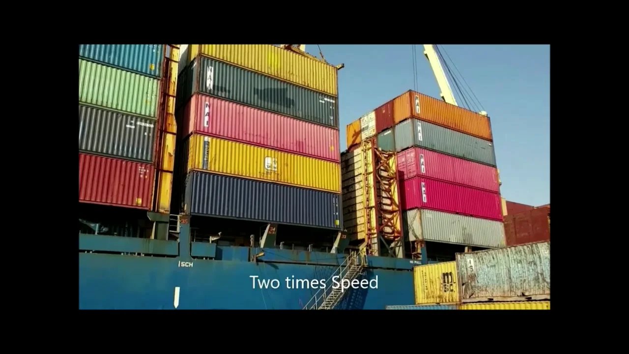 Container loading Ships cranes on Vimeo