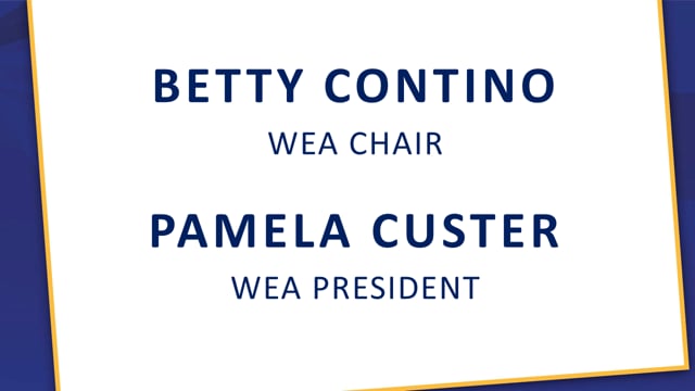 WEA Luncheon 2021 - Betty Contino & Pamela Custer