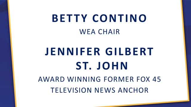 WEA Luncheon 2021 - Betty Contino & Jennifer Gilbert St. John