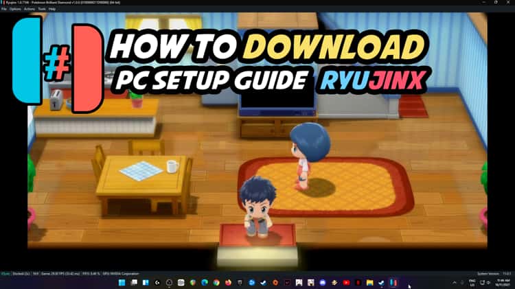 How to download and play Pokémon BDSP on PC [XCI] YUZU-RYUJINX