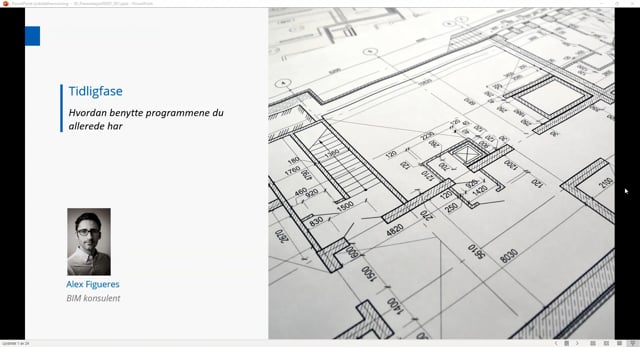 BIMCon 2021 Arkitekt 1.1 Tidligfase - hvordan benytte programmene du allerede har