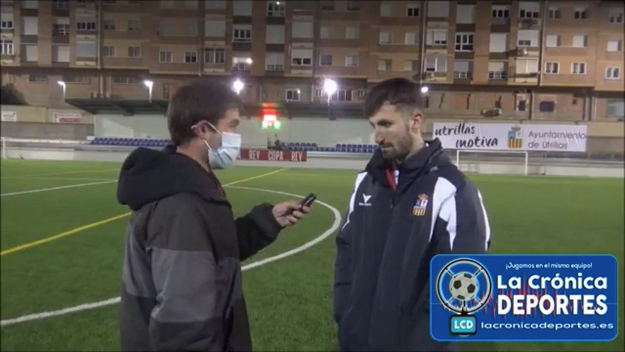 El CD Utrillas consigue el pase a la Copa del Rey / ADRIÁN HERNÁNDEZ (Jugador Utrillas) CD Utrillas 2-0 CD Ingerto / 17.11.2021