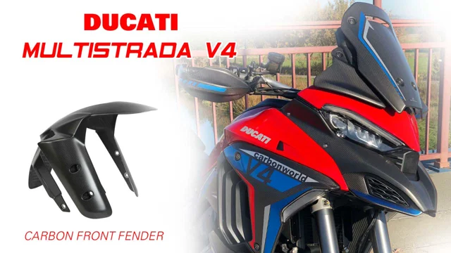 Ducati Multistrada V4 S Carbon Kotflügel Vorne / carbon front fender  Carbonworld (Art.nr.: 010MTV4SM)