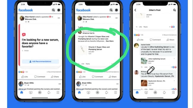 Neue FB Gruppen Shop Funktion 1