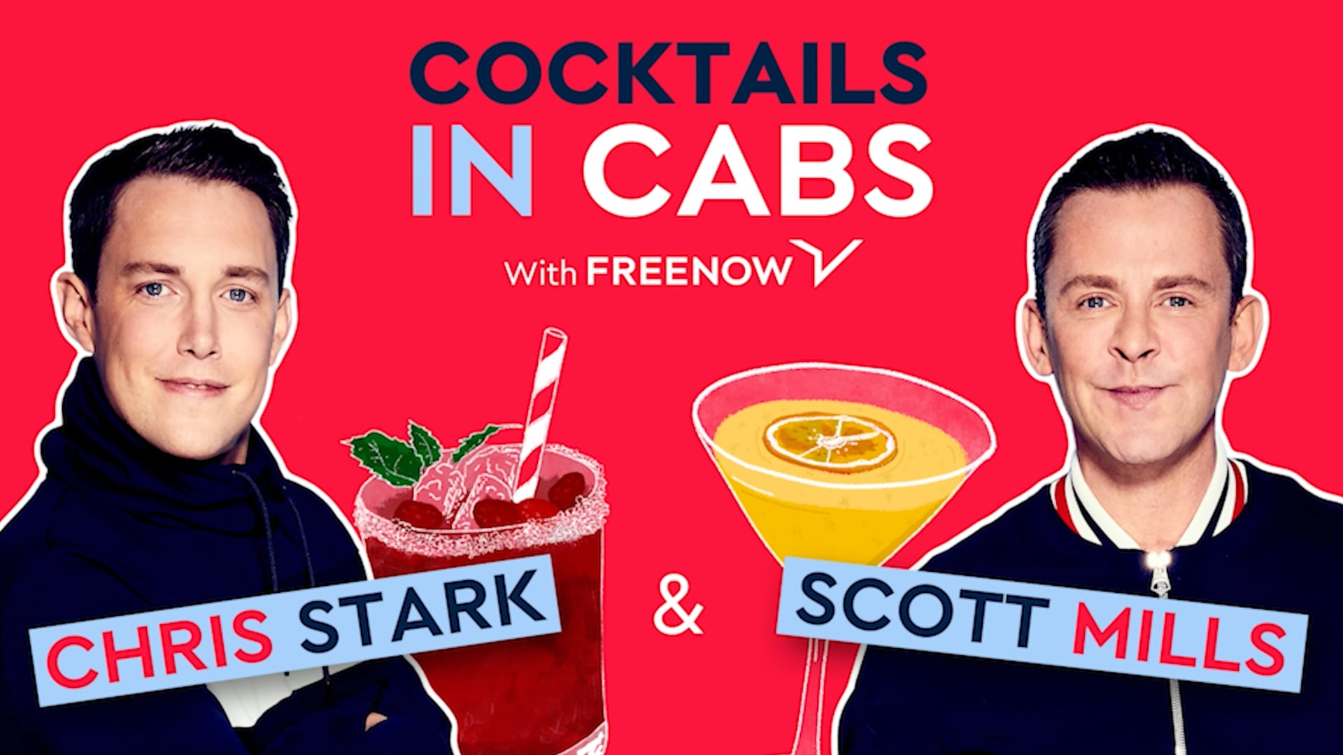 Free Now | 'Cocktails in Cabs' with Scott Mills & Chris Stark