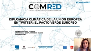 Diplomacia climática de la Unión Europea en Twitter_ El pacto verde europeo
