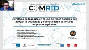 Estrategia pedagógica en el uso de redes sociales que apoyan la publicidad y comunicación externa de empresas agrícolas