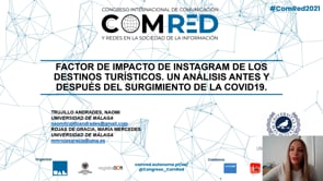 Factor de impacto de Instagram de los destinos turísticos. Un análisis antes y después del surgimiento de la COVID19