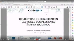 Heurísticas de seguridad en las redes sociales en el ámbito educativo