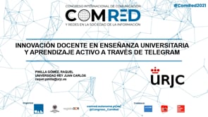 Innovación docente en enseñanza universitaria y aprendizaje activo a través de Telegram