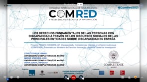 Los derechos fundamentales de las personas con discapacidad a traves de los discursos sociales de las principales entidades sobre discapacidad en España
