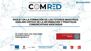 Padlet en la formación de los futuros maestros: análisis crítico de la información y prácticas comunicativas asociadas