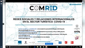 Redes sociales y relacciones internacionales en el sector turístico: COVID-19