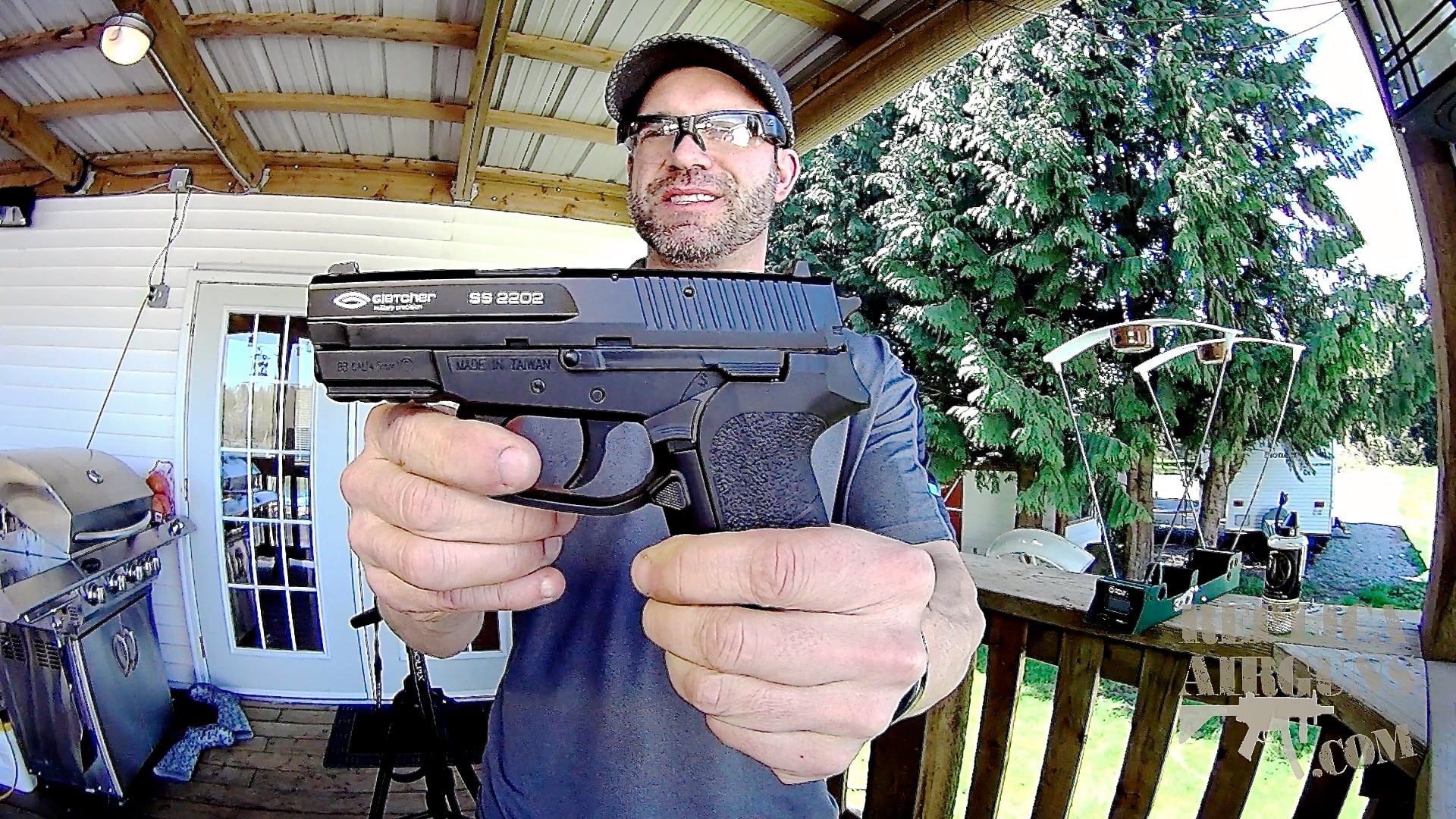 Gletcher SS 2202 Metal Slide CO2 BB Pistol Field Test Shooting Review