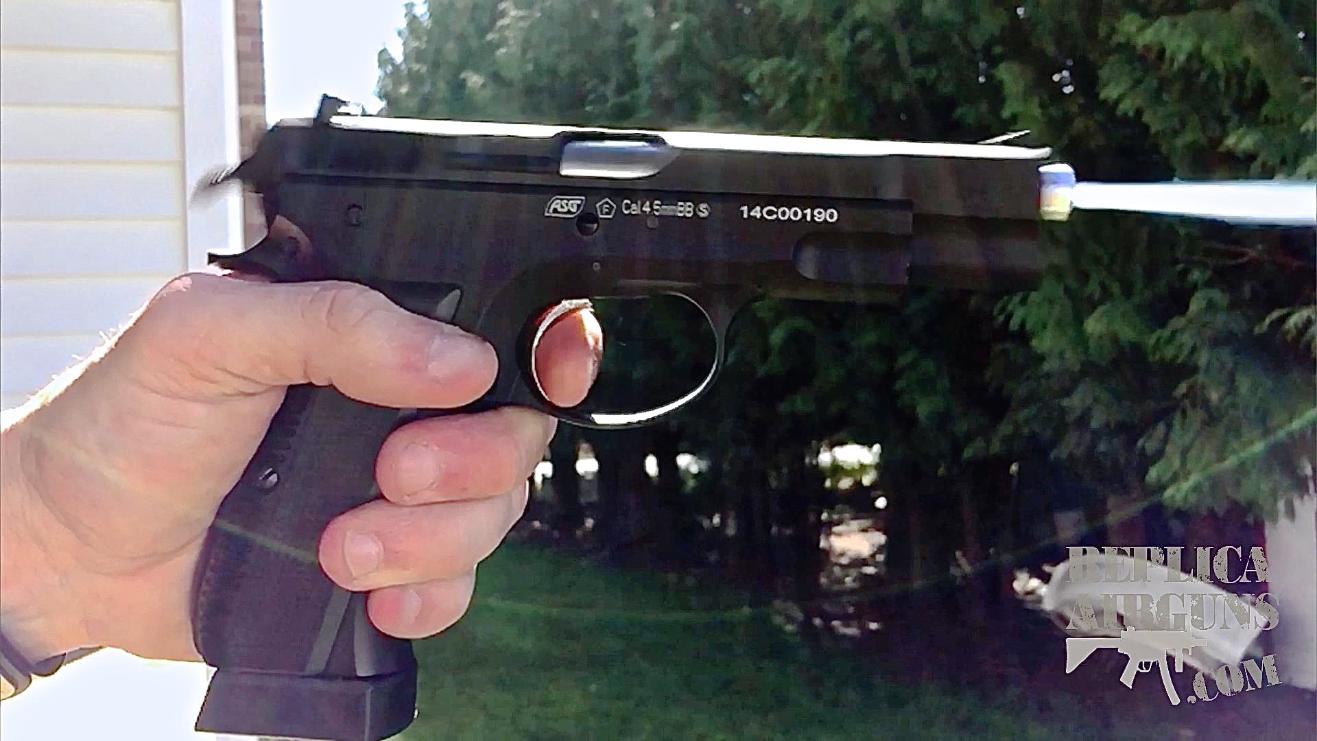 ASG CZ 75 CO2 Blowback BB Pistol Field Test Shooting Review