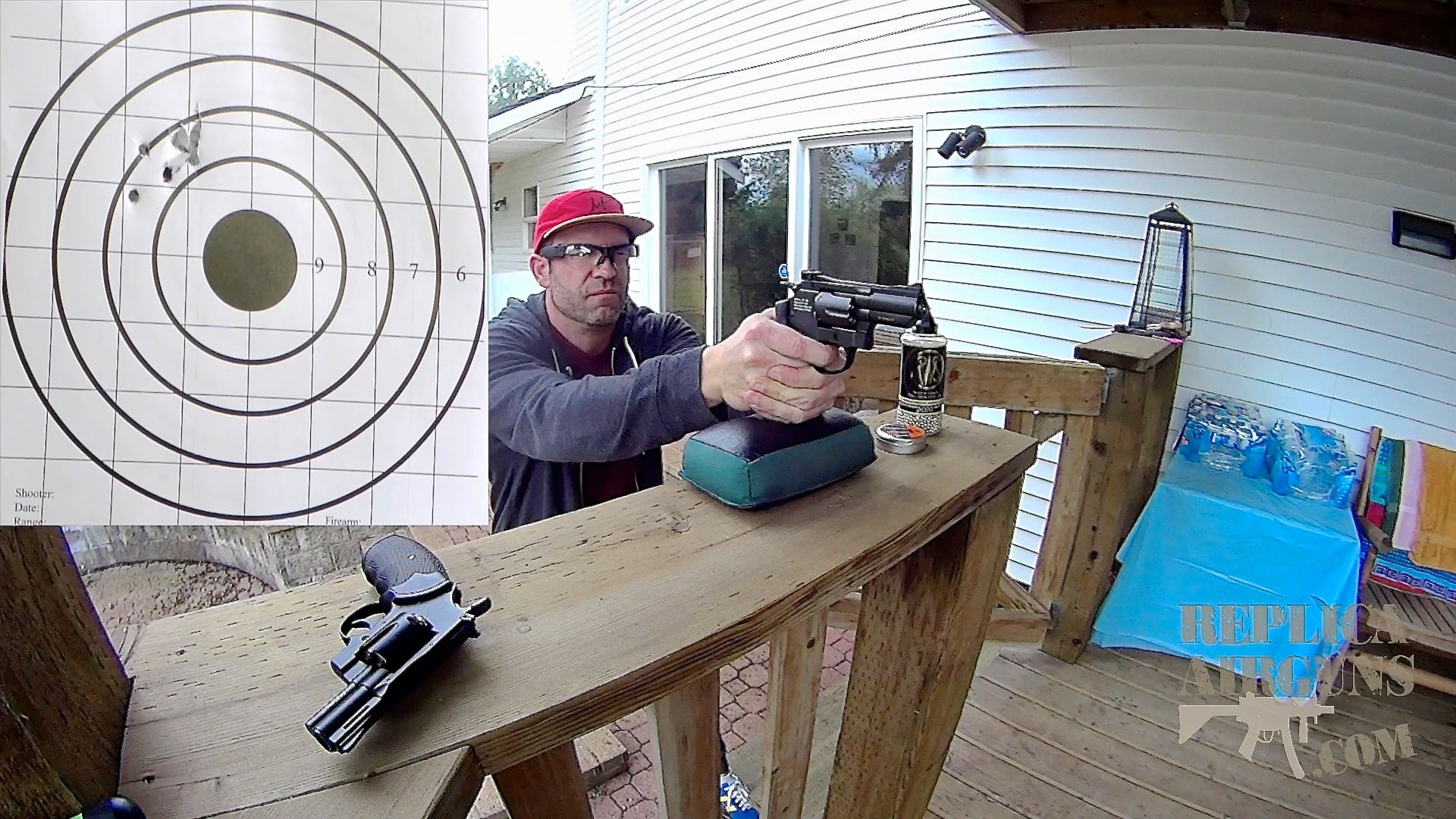 Gletcher SW R25 CO2 Pellet Revolver Field Test Shooting Review