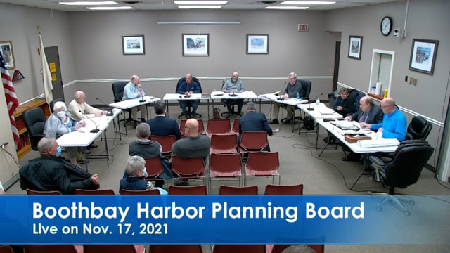 Boothbay Harbor Planning Board Nov 17, 2021