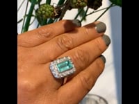 Emerald, Diamond, 18ct Ring 10632-1464.mp4