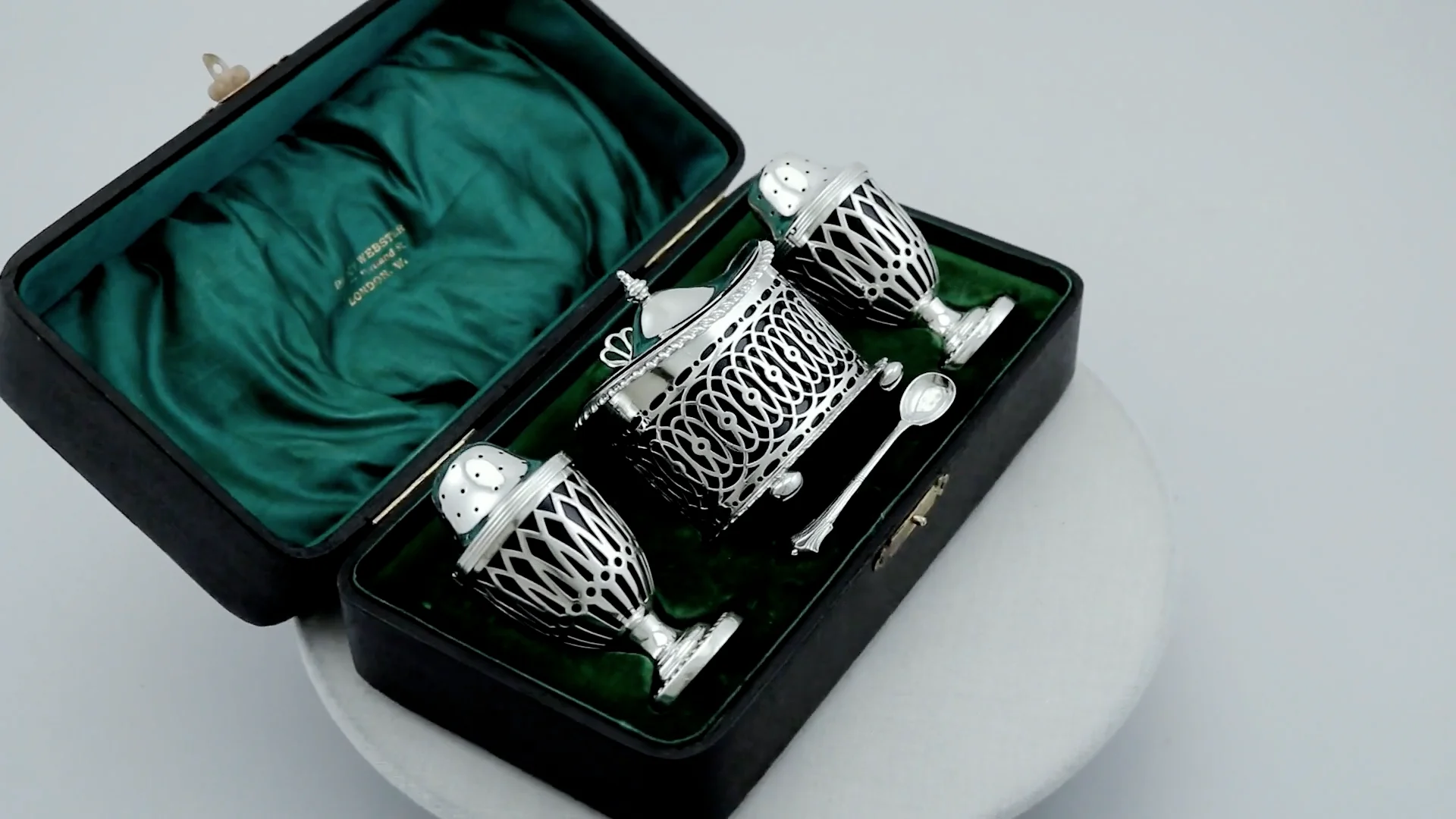 Victorian Condiment Set for Sale | AC Silver