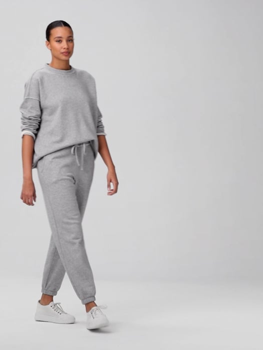 Extra High-Waisted French Terry Plus-Size Sweatpants