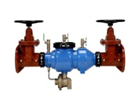 Zurn Wilkins 375A 4 in. Epoxy Coated Ductile Iron Flanged 175 psi Backflow Preventer W375AP at Pollardwater