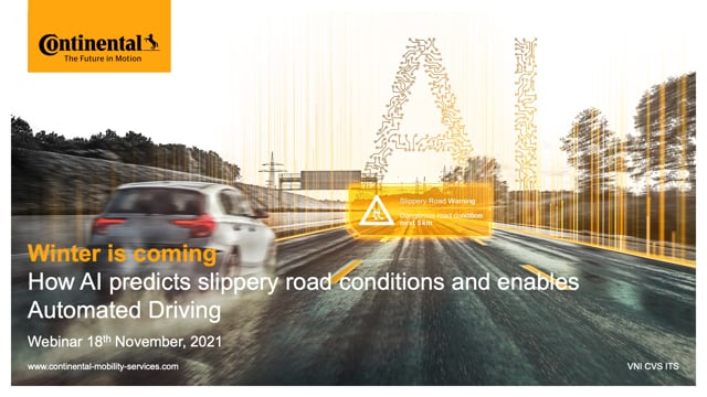 Winter is coming: how AI predicts slippery road conditions and enables automated driving