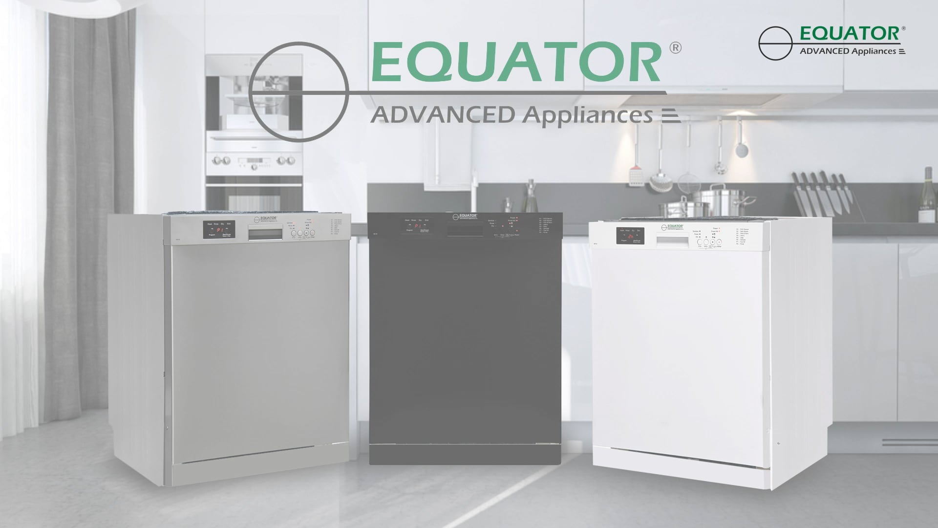 Equator-Europe 24" Built in 14 place Energy Star Dishwasher with 8 Wash Programs, Stainless